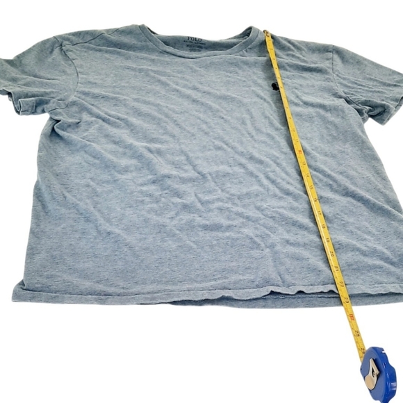Polo Ralph Lauren Heather Blue Logo Tee Shirt BoysUnisex 14-16 Medium - Picture 3 of 5